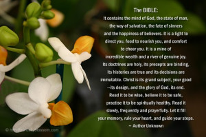 Immutable In The Bible http://ourdailyblossom.com/2012/03/21/spiritual ...
