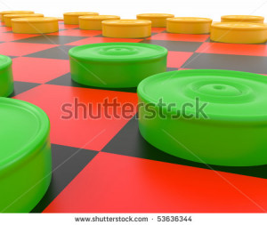 Related Pictures checker board game player ready to battle 3d ...