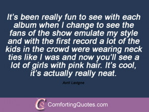 Avril Lavigne Sayings