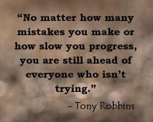 Quote from Tony Robbins, 