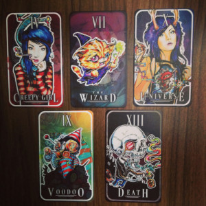 My Ghost Town tarot cards arrived today! :D