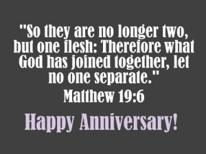 Christian Anniversary Wishes and Card Verses