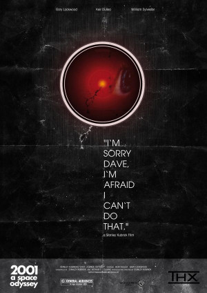 Movie Quote Poster - 2001: A Space Odyssey by Adronauts #moviequotes # ...