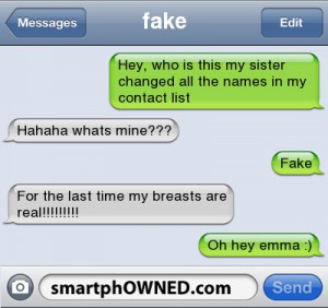 Funny Fake Text Messages