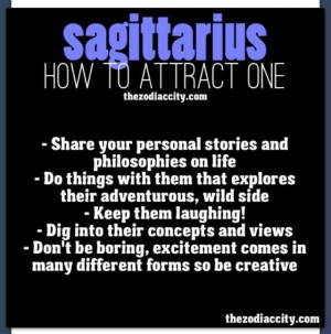 How to attract a Sagittarius