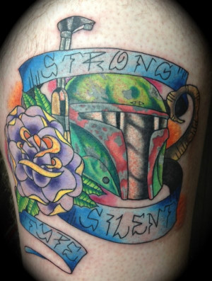Boba Fett Strong Silent Type Tattoo Dorkly Picture