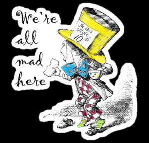 simpsonvisuals › Portfolio › Mad Hatter Tea Party T-Shirt