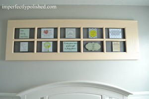 Hanging Door Art {Nursery Quotes and Scripture}
