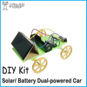 solar panel battery dual powered toy car knowledge and fun for