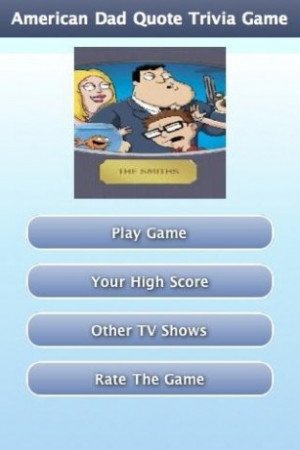 View bigger - American Dad Quote Trivia Game for Android screenshot