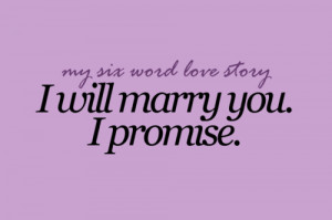 what's your six word love story?