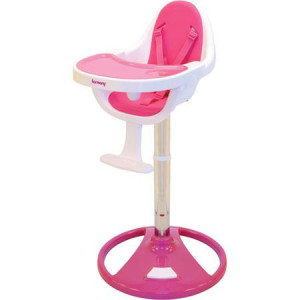 Harmony Ryze Pedestal High Chair, Candy Pink