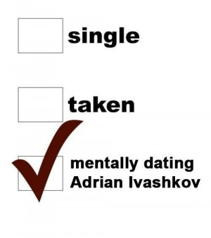 Mentally dating Adrian Ivashkov