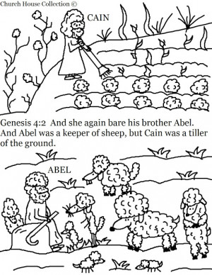 Coloring Pages Comchildren Bible Stories The Story Cain And Abel