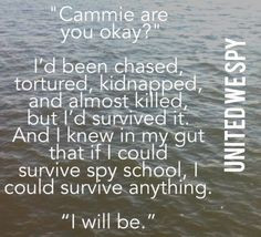 Gallagher quotes ally carter united we spy Cammie Morgan More