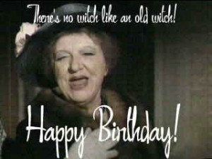... Aunt Clara Wishes Elizabeth A Belated Happy Birthday - bewitched Photo