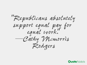 Republicans absolutely support equal pay for equal work Wallpaper 2