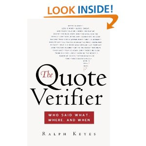 The Quote Verifier: Who Said What, Where, and When and over one ...