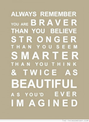 ... smarter than you think and twice as beautiful as you'd ever imagined