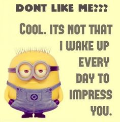 Don't like me?? More