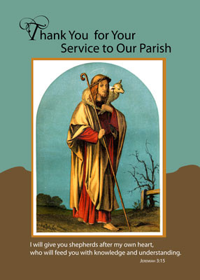 51660 Priest Thank You for Parish Service, Good Shepherd