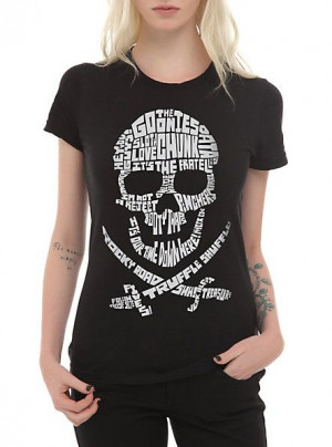 Goonies Quote Skull T Shirt