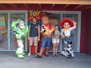 Chillin w Toy Story characters Image