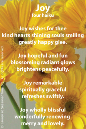 poems on joy