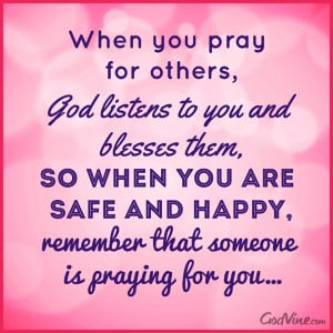 Someone is Praying for You