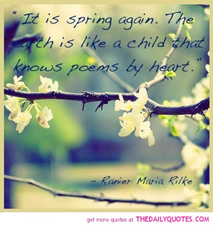 Spring Is Coming Quotes and Sayings