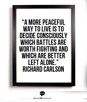 PSA: Choose Your Battles Wisely