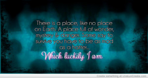 ... wonderland, cute, danger, mad as a hatter, mystery, quote, quotes, s