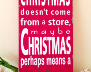 Dr Seuss Quote - How the Grinch St ole Christmas- Typography Word Art ...