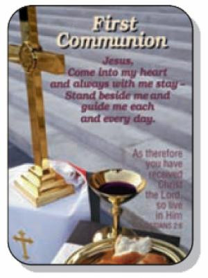 Verse Card - First Communion
