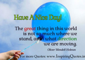 ... where we stand as in what direction we are moving. Have a Nice Day