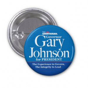 Gary Johnson Button