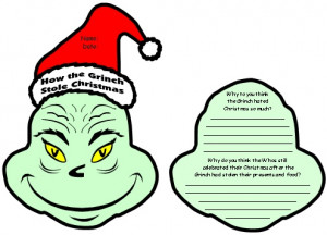 Dr. Seuss How the Grinch Stole Christmas Lesson Plans and Project ...