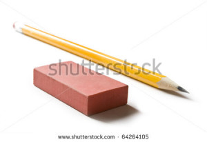 Pencil And Eraser...