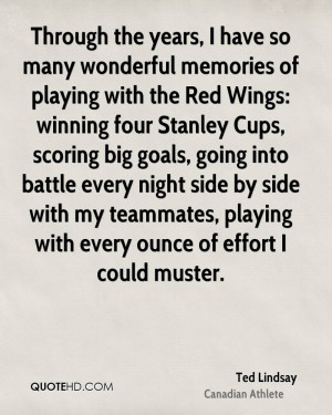 Ted Lindsay Quotes