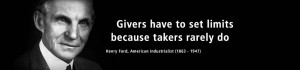 Givers have to set limits because takers rarely do