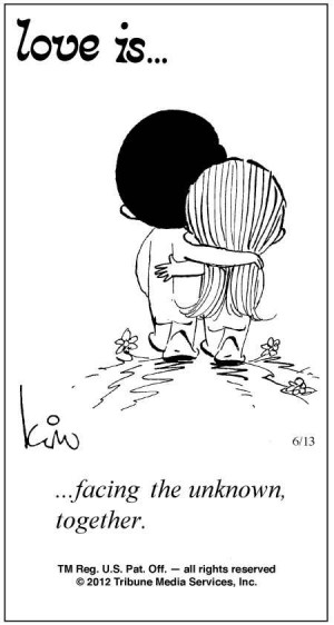 Love Is ... Comic Strip by Kim Casali (September 3, 2012)
