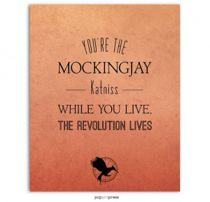 Catching Fire Typography Print Movie Quote Book by PopArtPress
