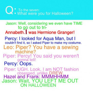 Percy Jackson and Annabeth Chase Quotes