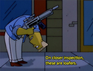 Simpsons – McBain, These are Loafers