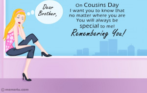missing you card for cousins, cousin missing you cards, free cards