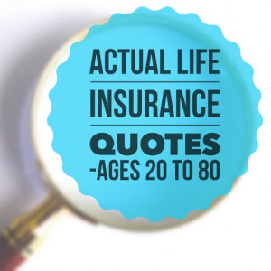life insurance quotes by age - sample rates for term and whole life
