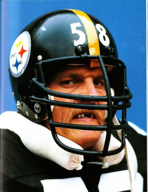 Jack Lambert - The definition of Middle Linebacker. Bring on football ...