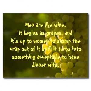 Funny Grape Quotes Post Cards