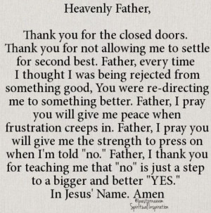 Prayer to help me face rejection and heartbreak.