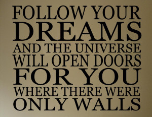 What Does it Mean to Follow your Dreams?